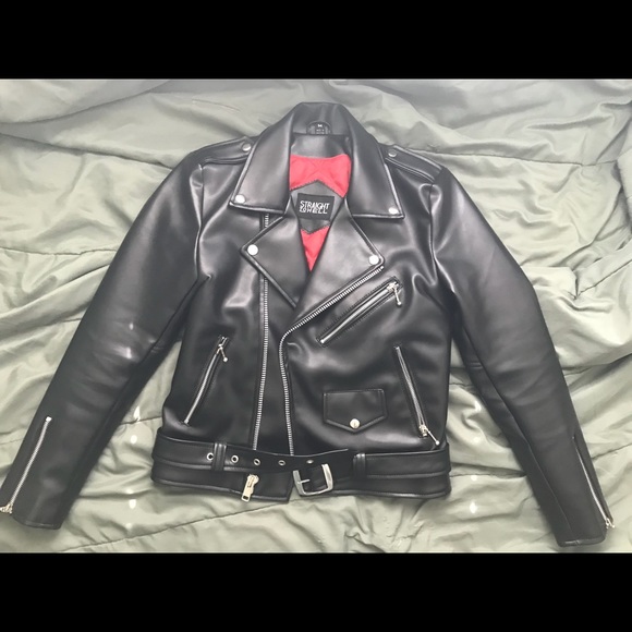 Dolls Kill Jackets & Blazers - ⛔️SOLD⛔️Straight to Hell Vegan Leather Jacket